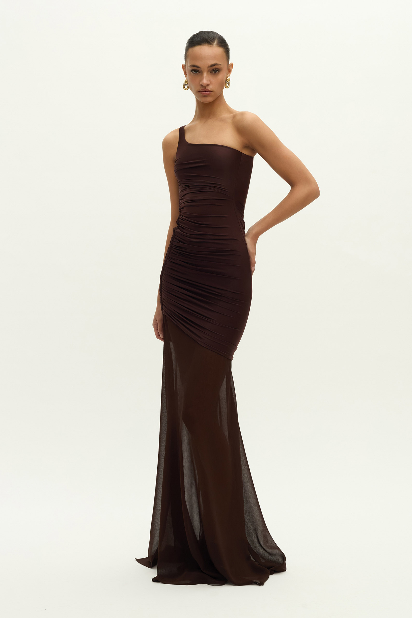 ELEONOR MARRONE DRESS