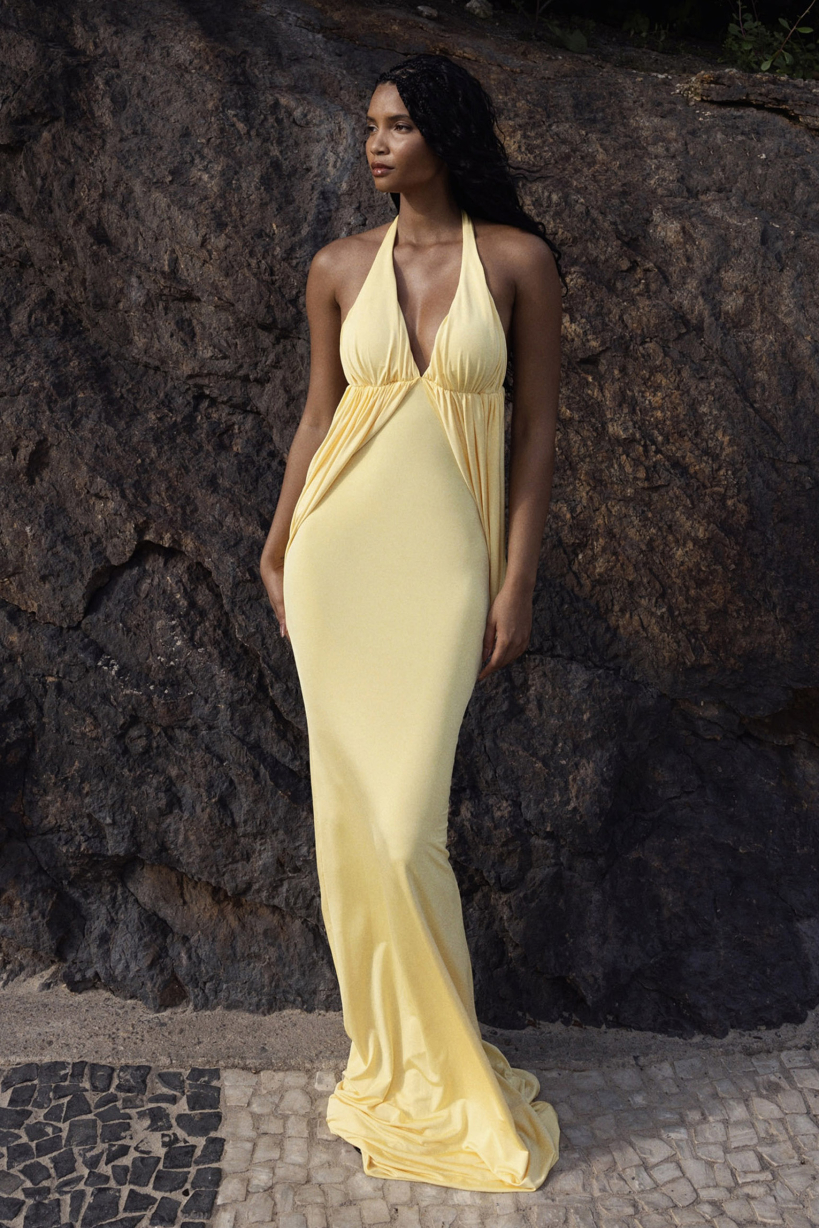 basque waist midi dress Yslana Boat Neck (Pickle) Dress to Impress (DTI) patouCode_H23DR1220155999B The scoop neckline and Size:Waist 36-42